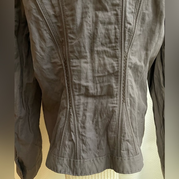 Elie Tahari jacket. Fabulous charcoal gray lined jacket. Bad picture - Picture 9 of 12